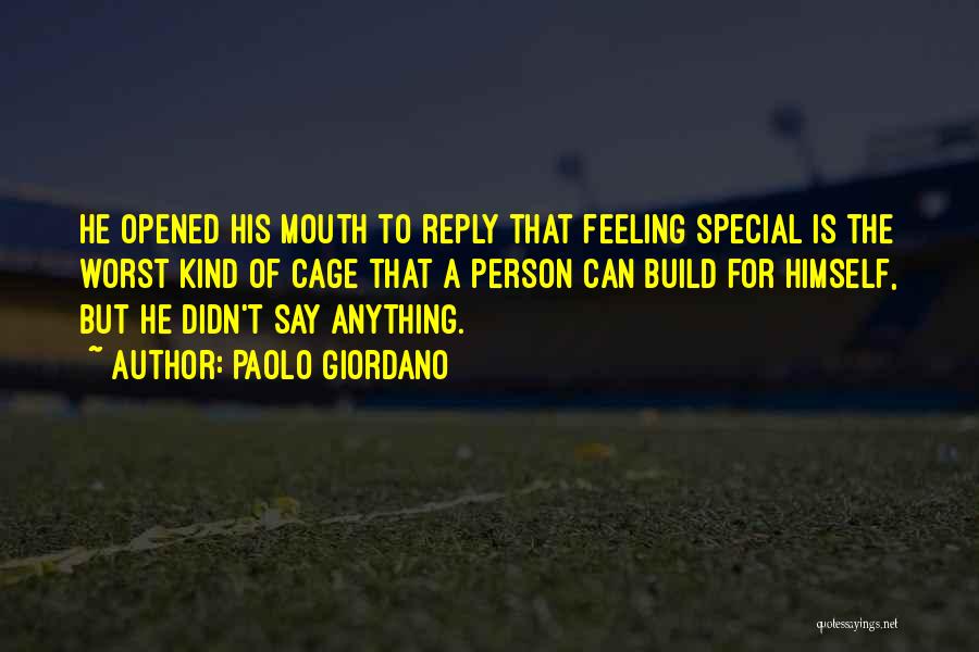 He Is Special Quotes By Paolo Giordano