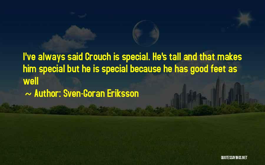 He Is Special Quotes By Sven-Goran Eriksson