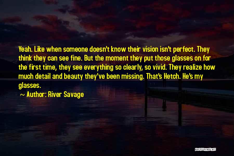 He Isn't Perfect Quotes By River Savage