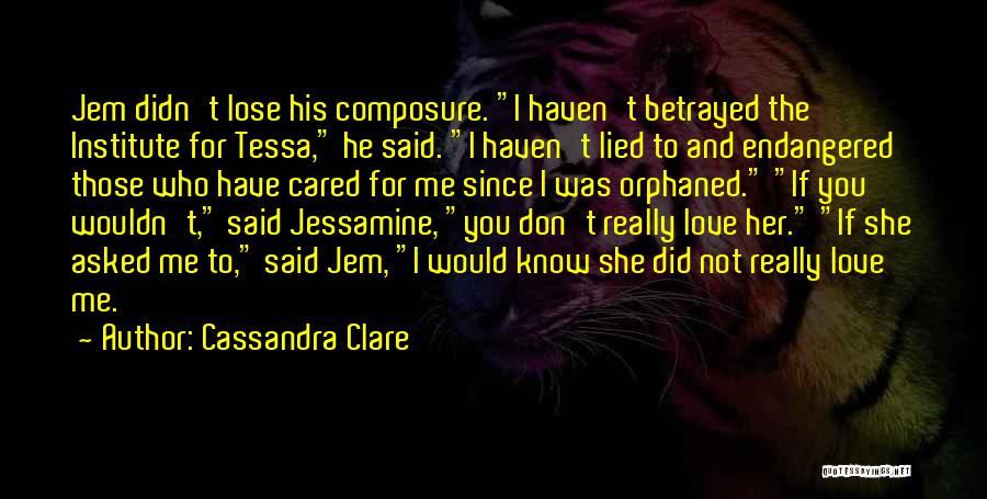 He Lied Quotes By Cassandra Clare