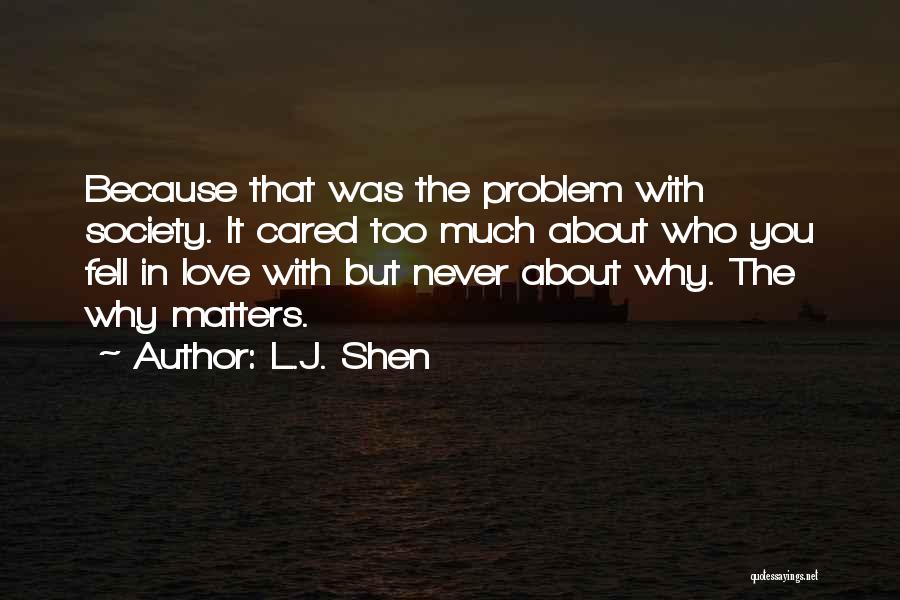 He Never Cared About Me Quotes By L.J. Shen