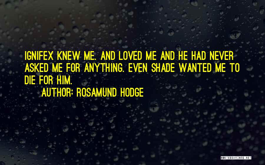 He Never Loved Me Quotes By Rosamund Hodge