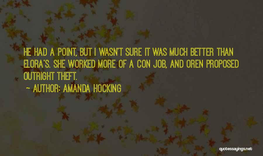 He Proposed Quotes By Amanda Hocking