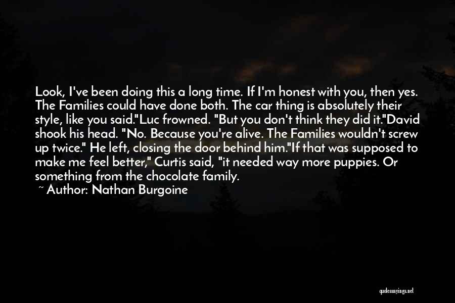He Said To Me Quotes By Nathan Burgoine