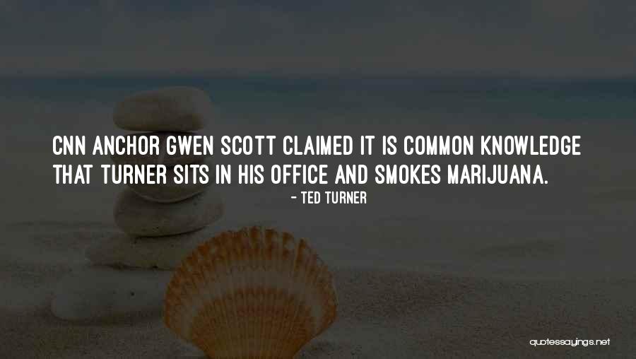 He Smokes Quotes By Ted Turner