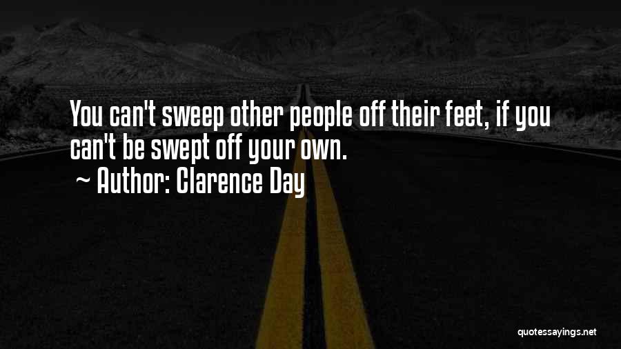 He Swept Me Off My Feet Quotes By Clarence Day