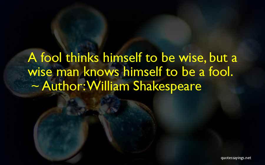 He Thinks I'm A Fool Quotes By William Shakespeare