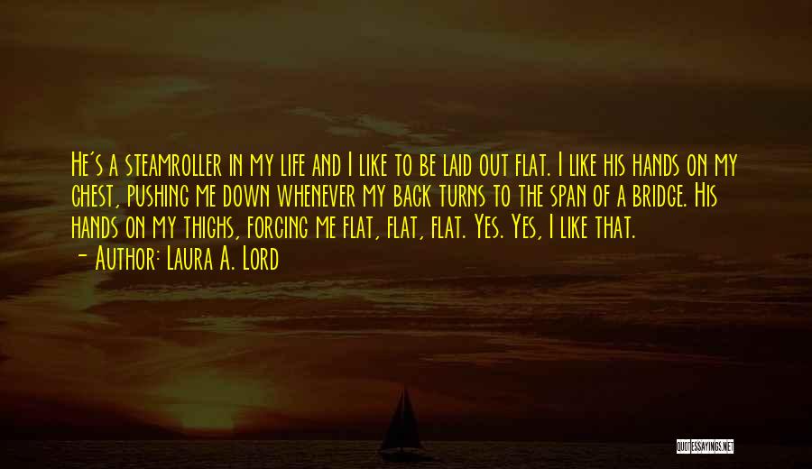 He Turns Me On Quotes By Laura A. Lord