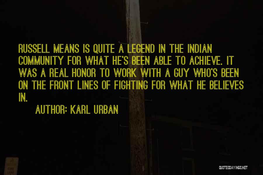 He Was A Legend Quotes By Karl Urban