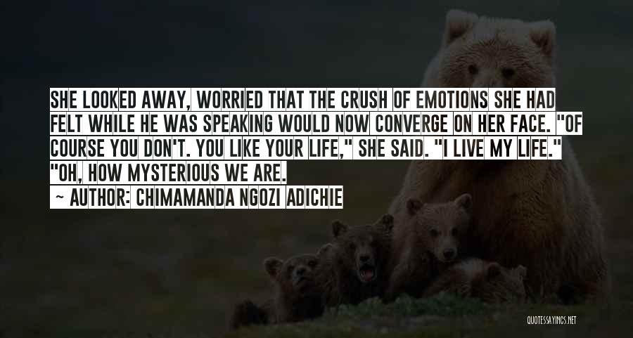 He Was My Life Quotes By Chimamanda Ngozi Adichie