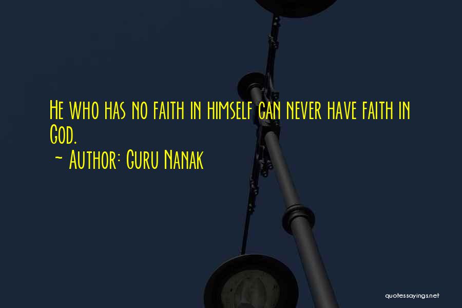 He Who Has Faith Quotes By Guru Nanak