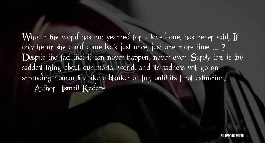 He Will Never Come Back Quotes By Ismail Kadare