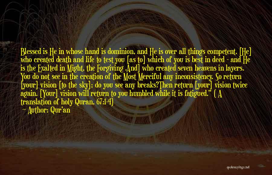 He Will Return Quotes By Qur'an