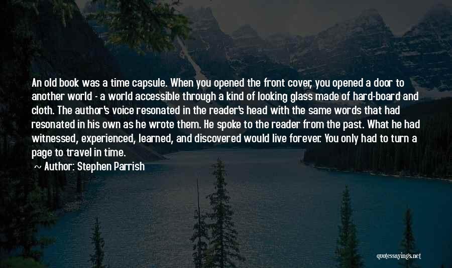 Head Cover Quotes By Stephen Parrish