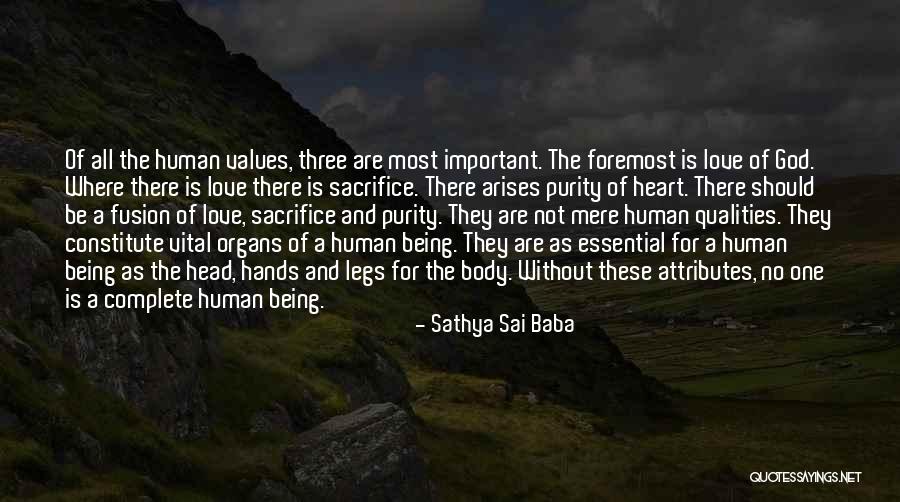 Head Heart And Hands Quotes By Sathya Sai Baba