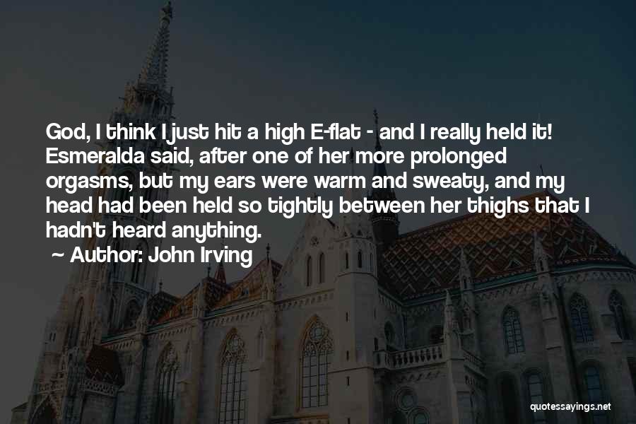 Head Held Up High Quotes By John Irving