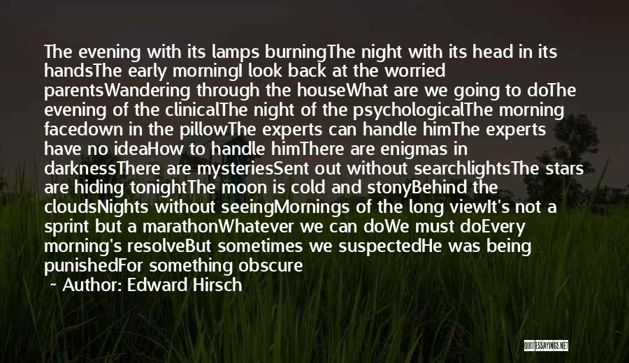 Head In The Clouds Quotes By Edward Hirsch