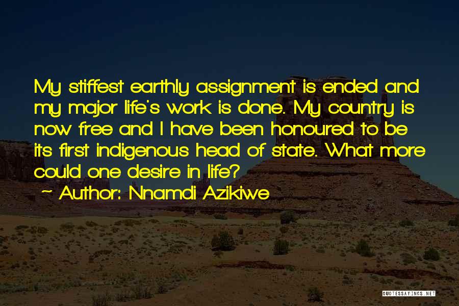 Head Of State Quotes By Nnamdi Azikiwe