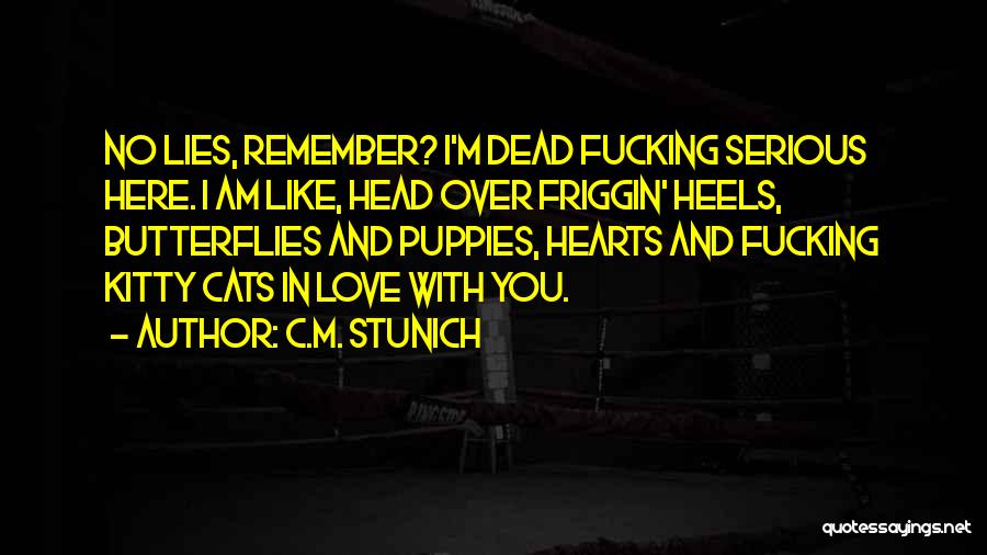 Head Over Heels Quotes By C.M. Stunich