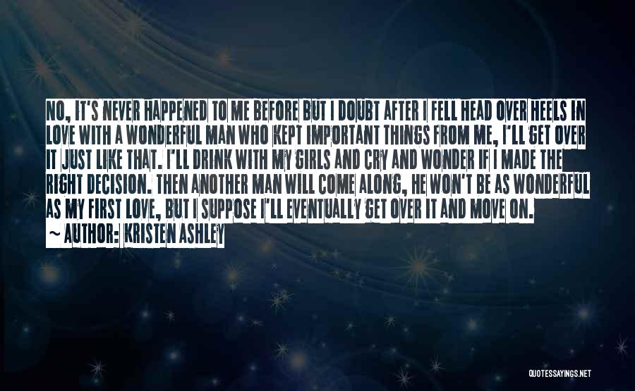 Head Over Heels Quotes By Kristen Ashley