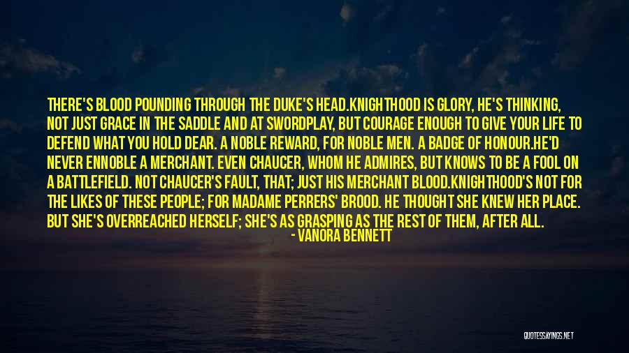 Head Pounding Quotes By Vanora Bennett Head Pounding Quotes By Vanora Bennett
