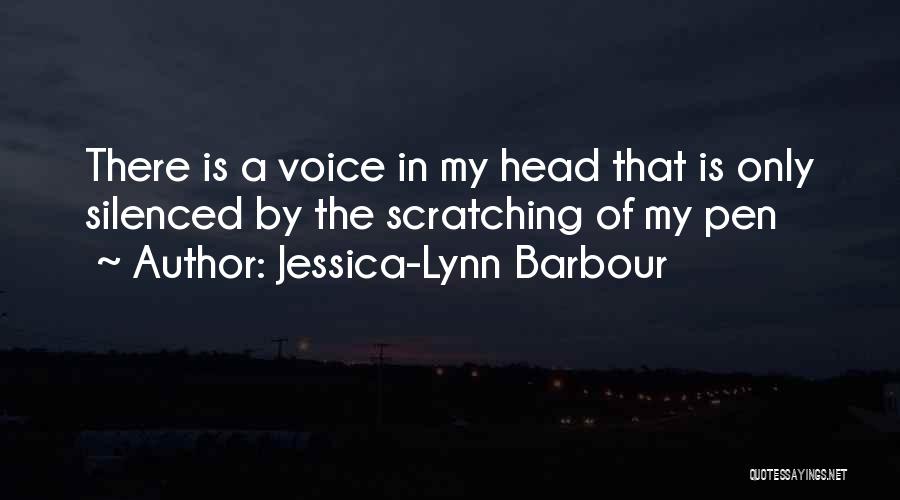 Head Scratching Quotes By Jessica-Lynn Barbour