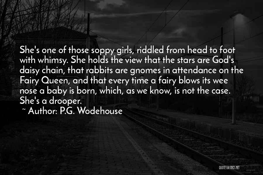 Head Up Baby Girl Quotes By P.G. Wodehouse