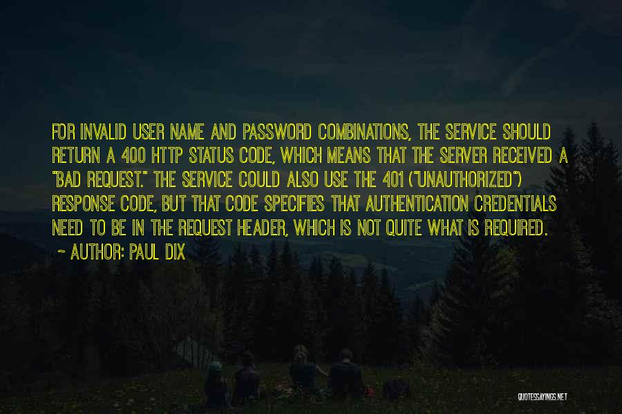 Header Quotes By Paul Dix
