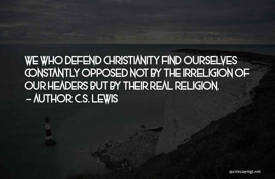 Headers Quotes By C.S. Lewis