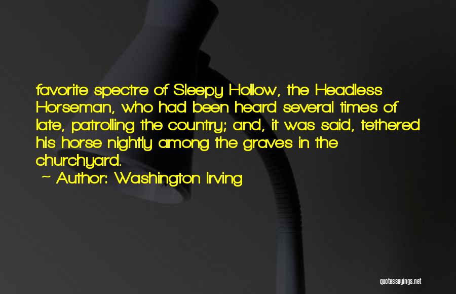 Headless Quotes By Washington Irving