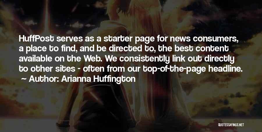 Headline Quotes By Arianna Huffington