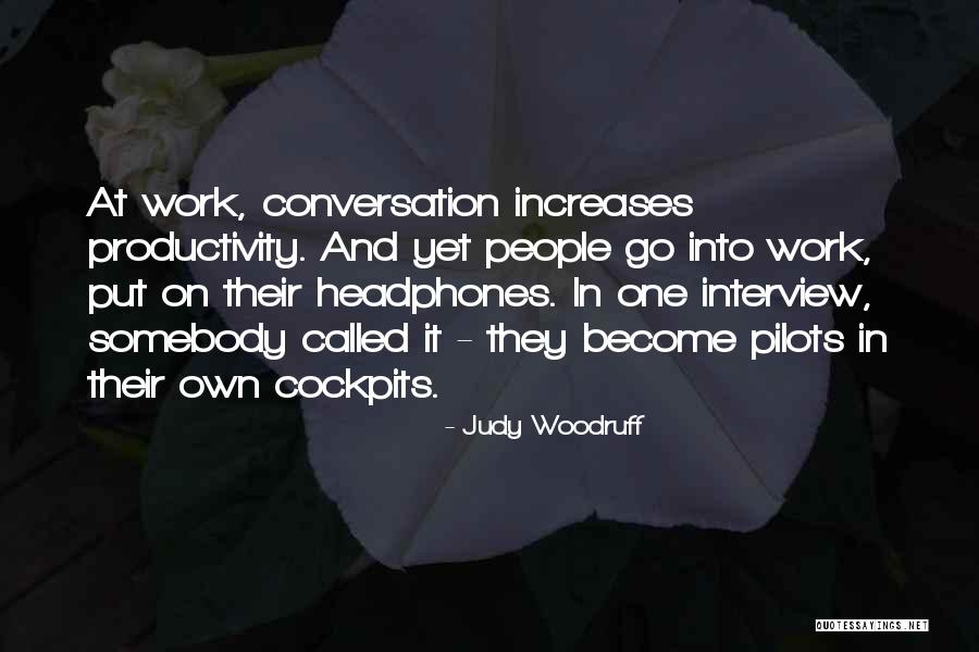 Headphones On Quotes By Judy Woodruff Headphones On Quotes By Judy Woodruff