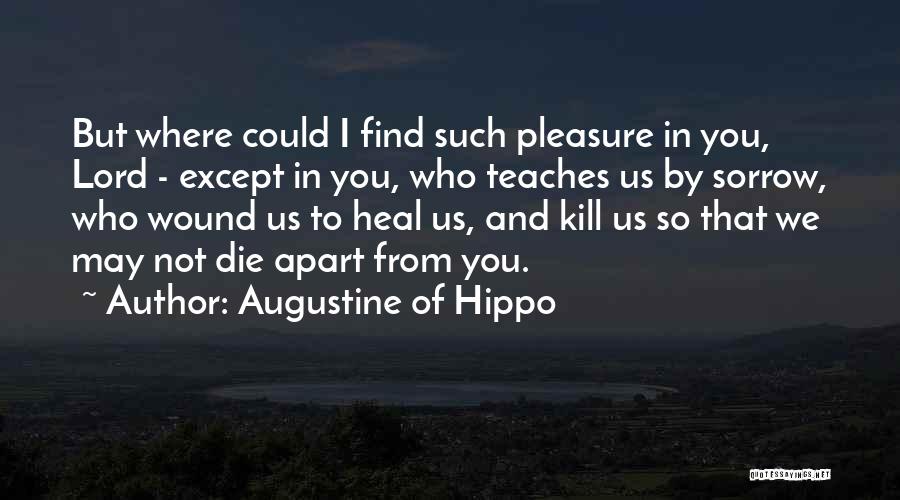 Heal Me Oh Lord Quotes By Augustine Of Hippo