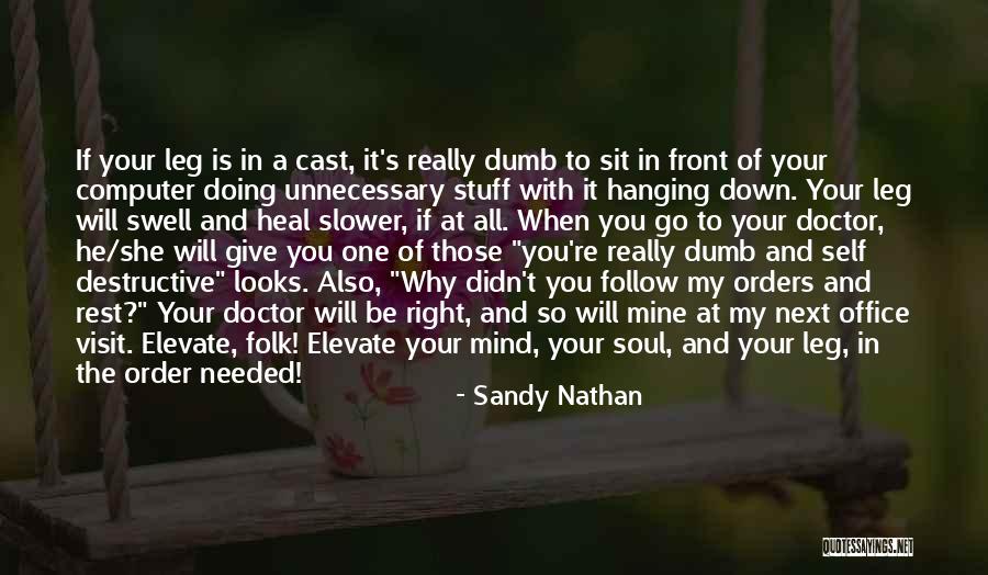 Heal My Soul Quotes By Sandy Nathan Heal My Soul Quotes By Sandy Nathan