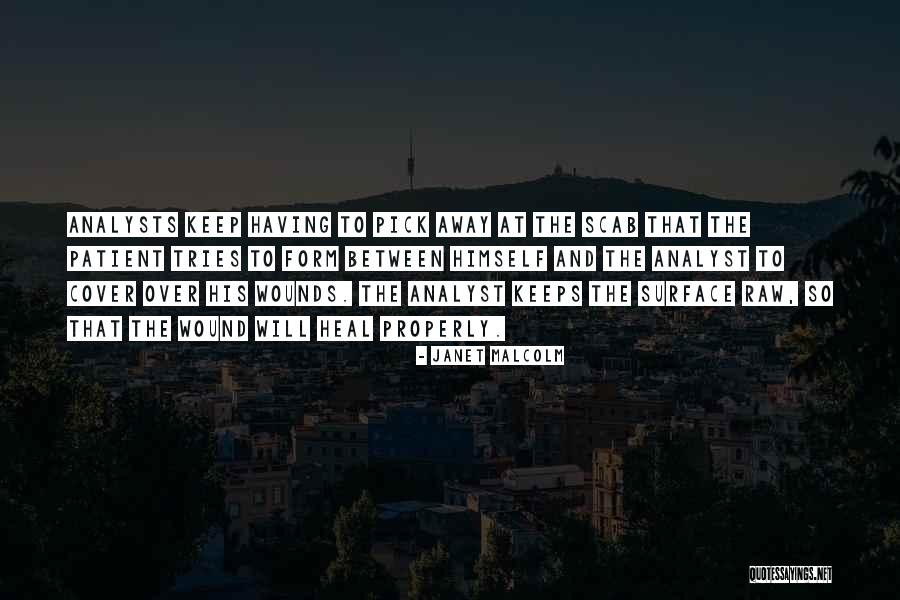 Heal My Wound Quotes By Janet Malcolm Heal My Wound Quotes By Janet Malcolm