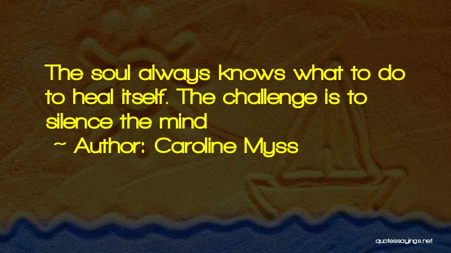 Heal Soul Quotes By Caroline Myss