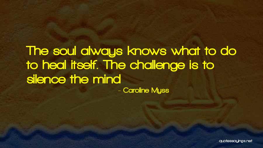 Heal Soul Quotes By Caroline Myss