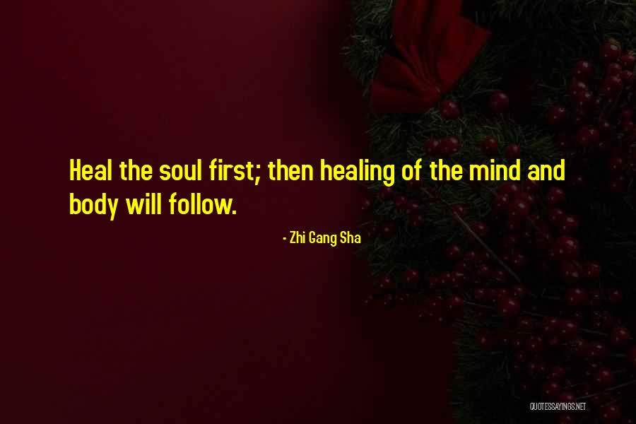 Heal Soul Quotes By Zhi Gang Sha