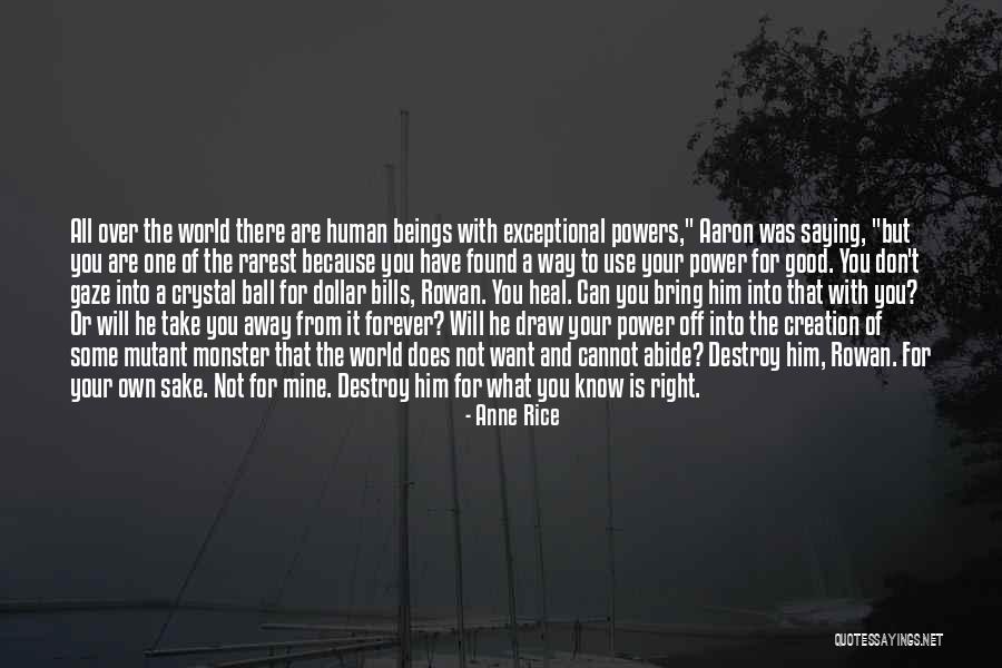 Heal The World Quotes By Anne Rice