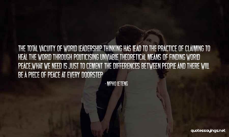 Heal The World Quotes By Mpho Leteng Heal The World Quotes By Mpho Leteng