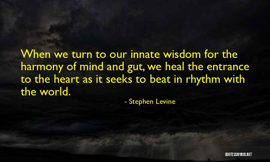 Heal The World Quotes By Stephen Levine