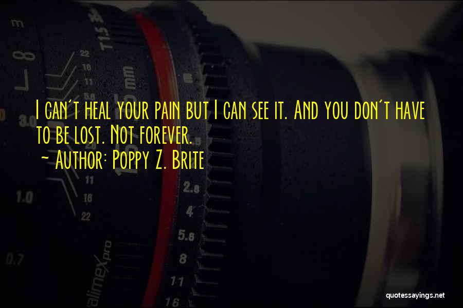 Heal Your Pain Quotes By Poppy Z. Brite