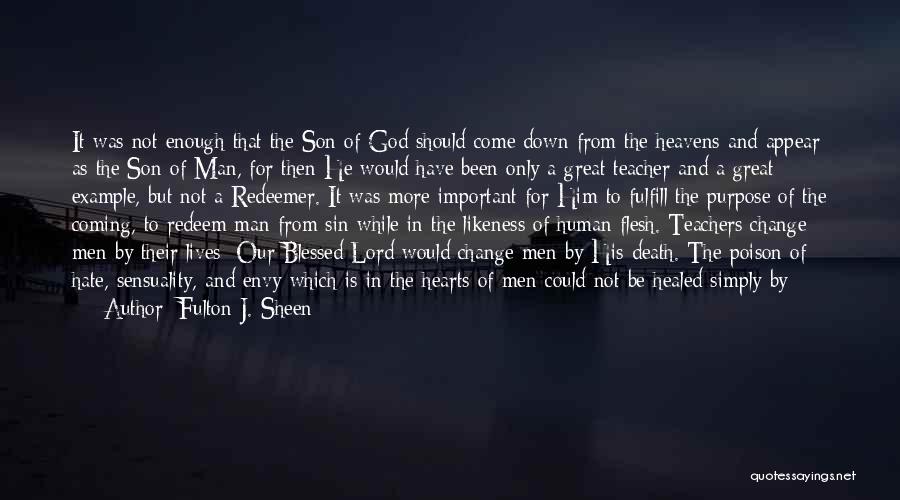 Healed By God Quotes By Fulton J. Sheen
