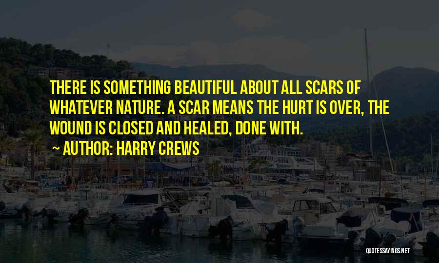 Healed Scars Quotes By Harry Crews