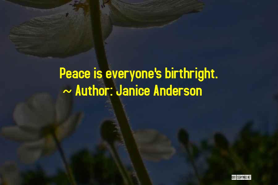 Healing Body Mind Quotes By Janice Anderson