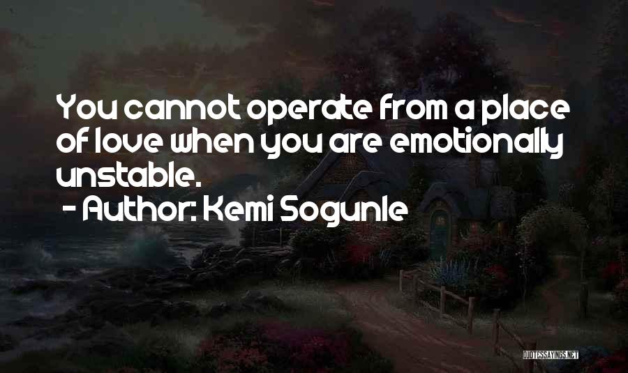 Healing Emotionally Quotes By Kemi Sogunle