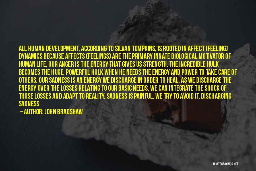 Healing From Emotional Pain Quotes By John Bradshaw