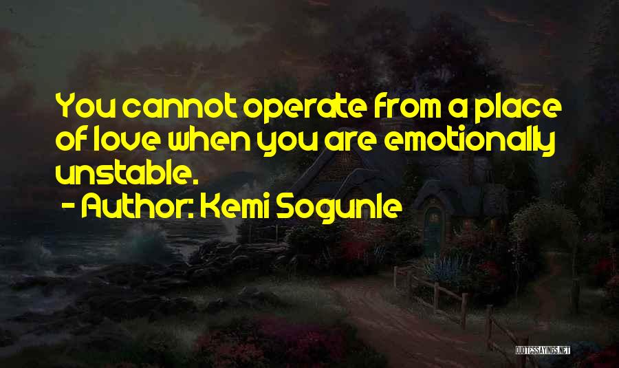 Healing From Emotional Pain Quotes By Kemi Sogunle