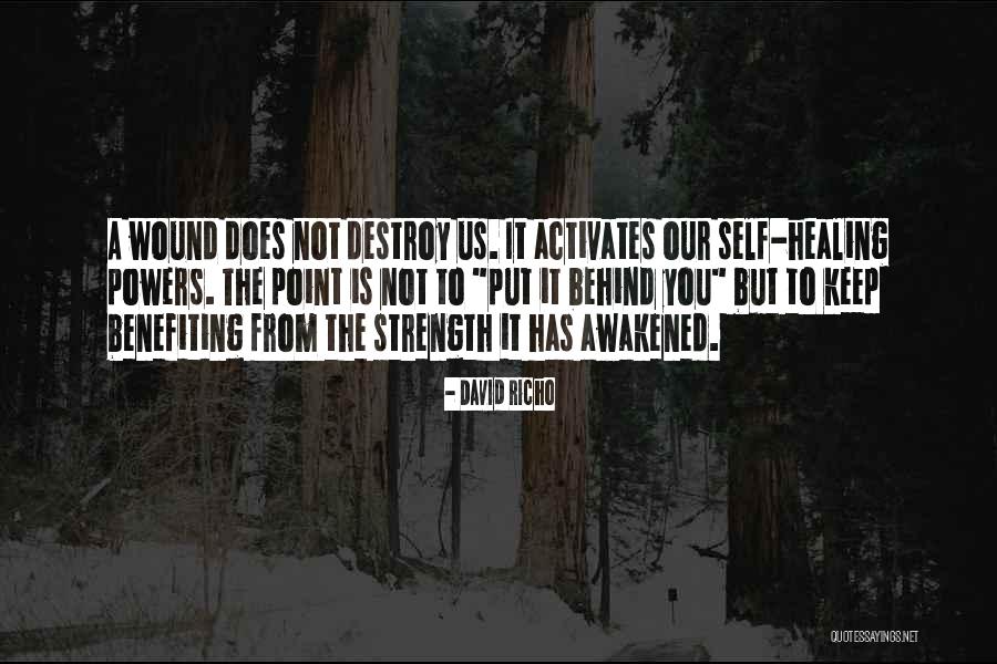 Healing From Self-injury Quotes By David Richo Healing From Self-injury Quotes By David Richo