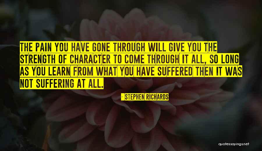 Healing From Self-injury Quotes By Stephen Richards Healing From Self-injury Quotes By Stephen Richards